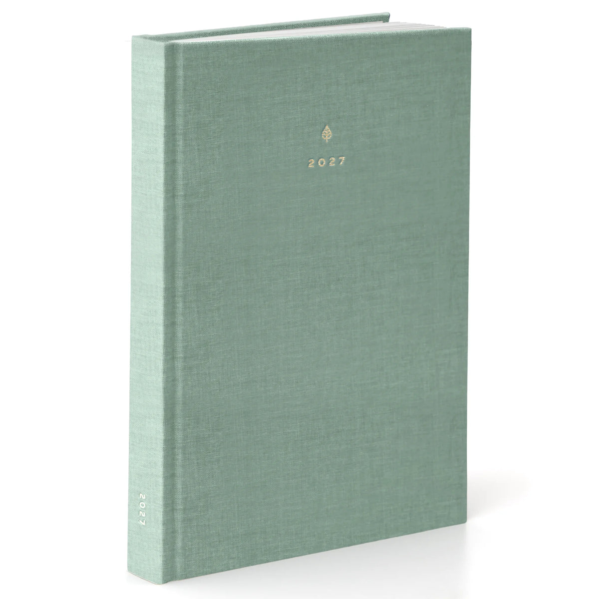 2027 B5 Minimalist Vertical Planner (Hardcover, Heritage 120gsm) in Moonflower #color_moonflower