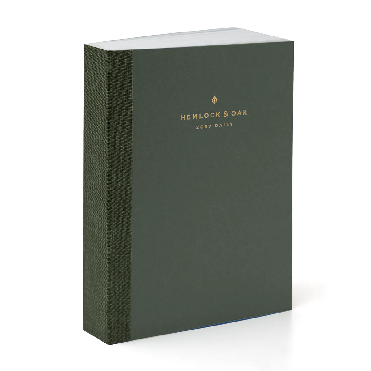 2027 Minimalist Daily Planner (Paper Flex, Heritage 120gsm) in Moss #color_moss
