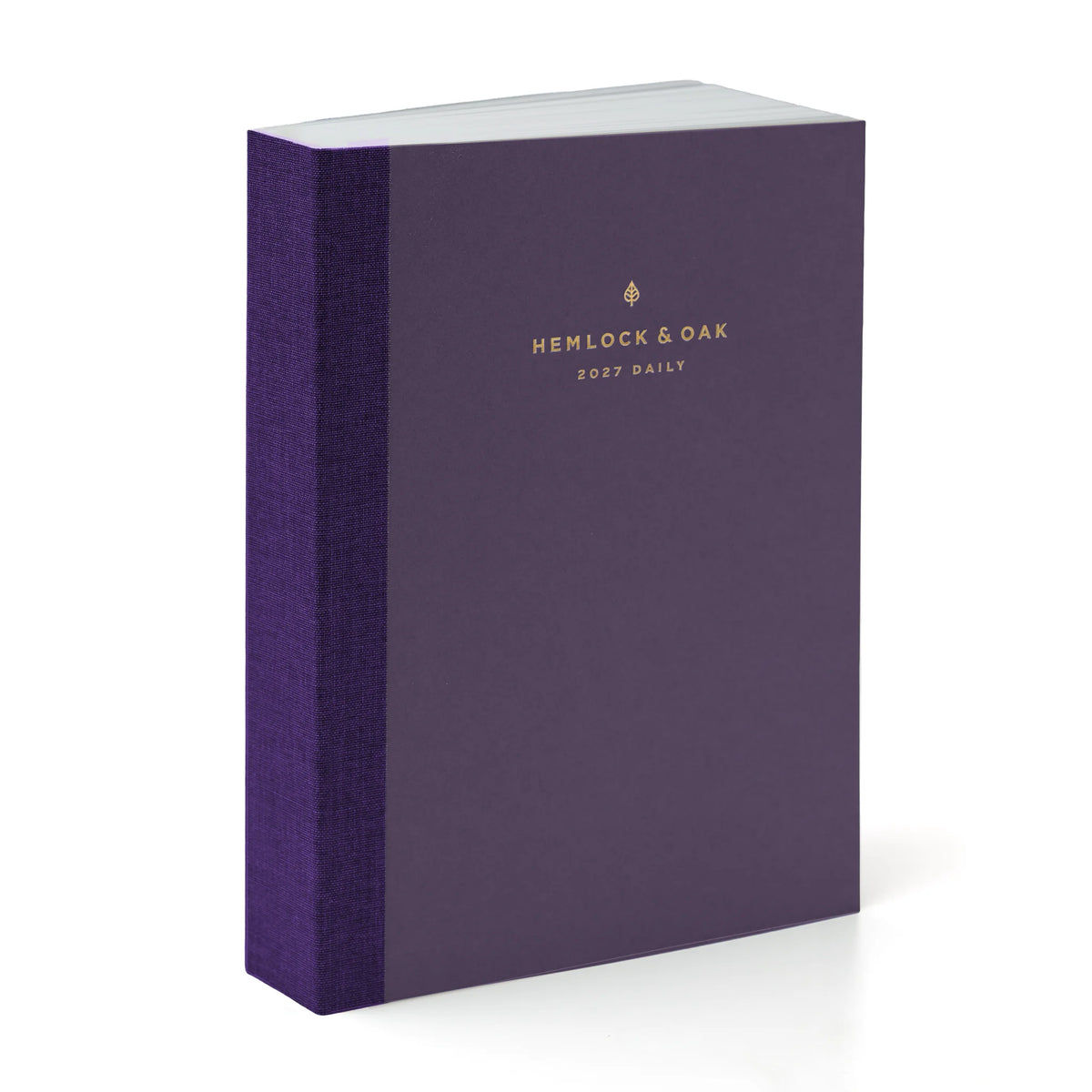 2027 Minimalist Daily Planner (Paper Flex, Heritage 120gsm) in Plum #color_plum
