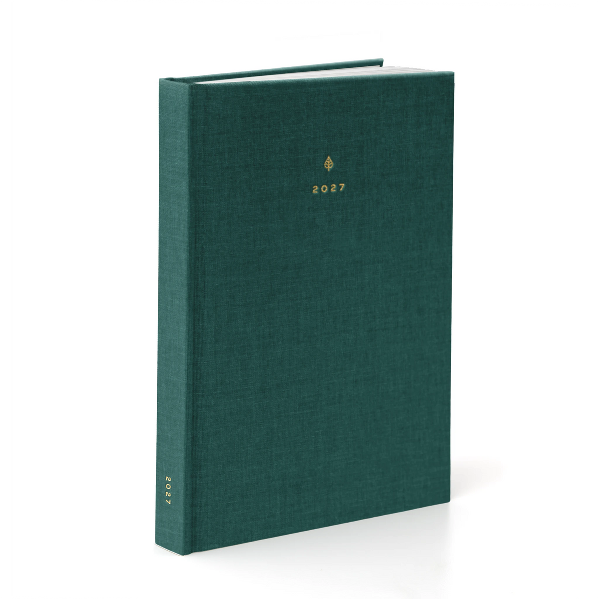 2027 A5 Minimalist Vertical Planner (Hardcover, Heritage 120gsm) in Enchanted Forest #color_enchanted forest