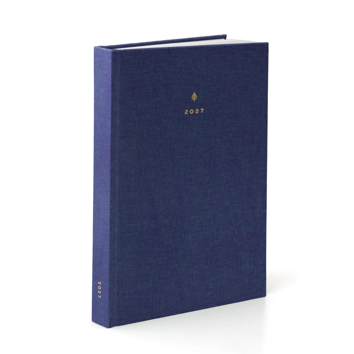 2027 A5 Minimalist Vertical Planner (Hardcover, Heritage 120gsm) in Wild Indigo #color_wild indigo