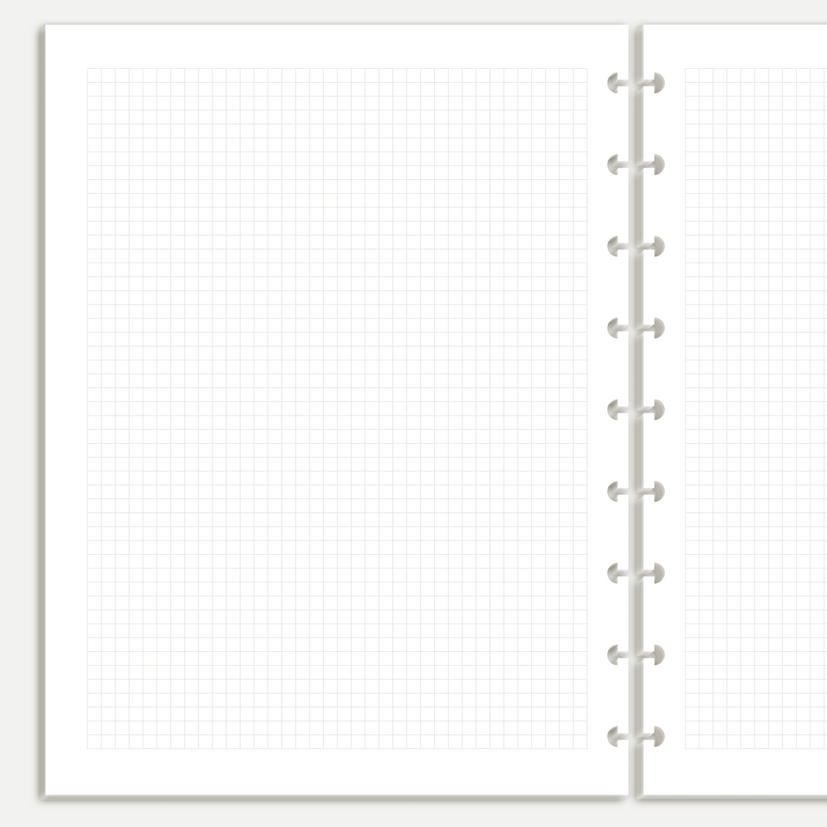2027 Weekly Inserts, Classic HP discbound, grid notes