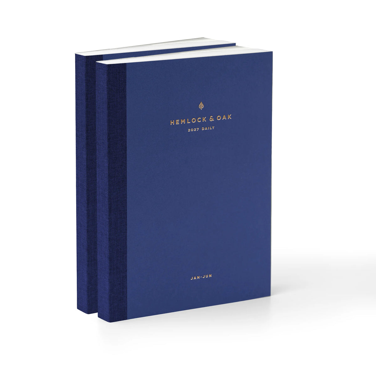 2027 Minimalist Daily Duo (Paper Flex, Heritage 120gsm) in Blueberry #color_blueberry
