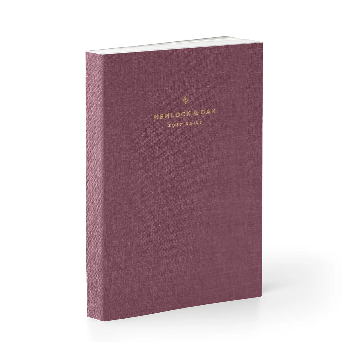 2027 Signature Daily Planner (Cloth Flex, A5+, Archivist 70gsm) in Wild Rose #color_wild rose