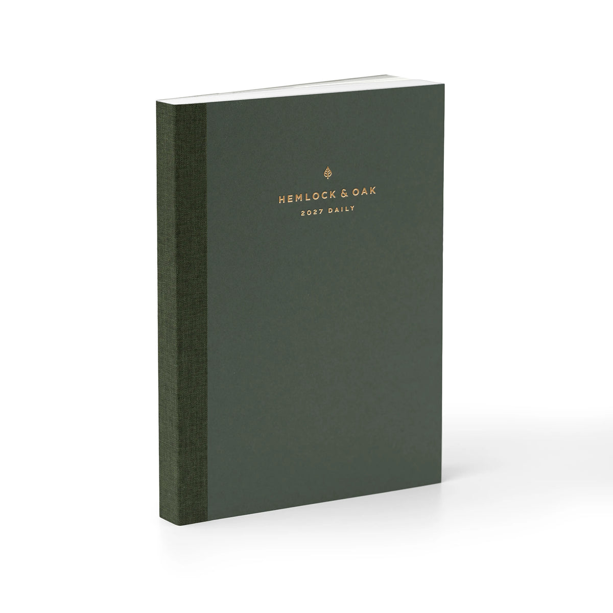2027 Signature Daily Planner (Paper Flex, A5+, Archivist 70gsm) in Moss #color_moss