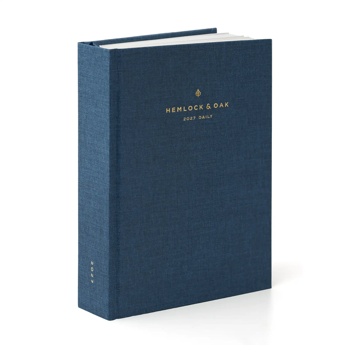 2027 Minimalist Daily Planner (Hardcover, Heritage 120gsm, A5+) in Rivière #color_rivière