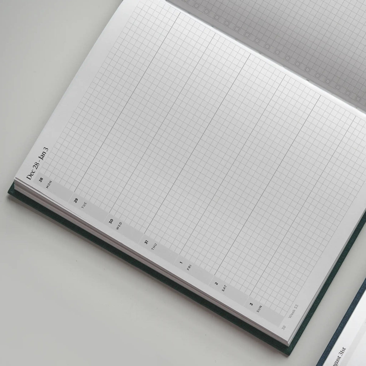 Hemlock & Oak 2027 dated planner - detail view
