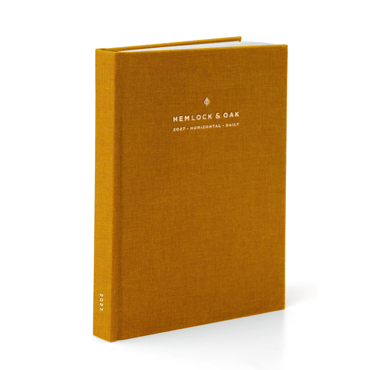2027 Horizontal & Daily Planner (Hardcover, 70gsm) in Clementine #color_clementine