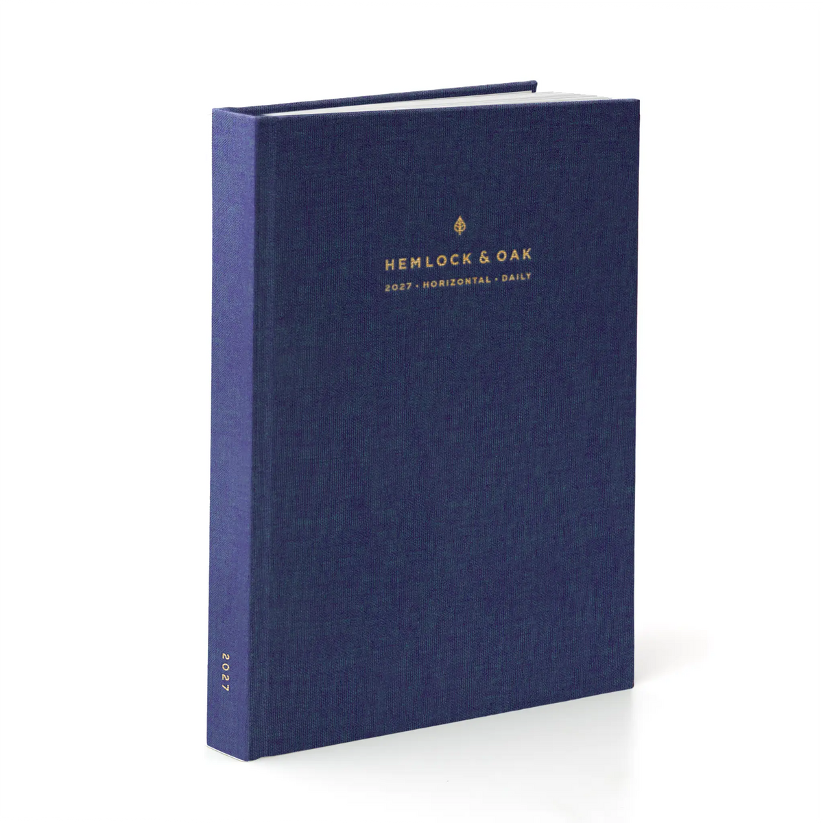 2027 Horizontal & Daily Planner (Hardcover, 70gsm) in Wild Indigo #color_wild indigo