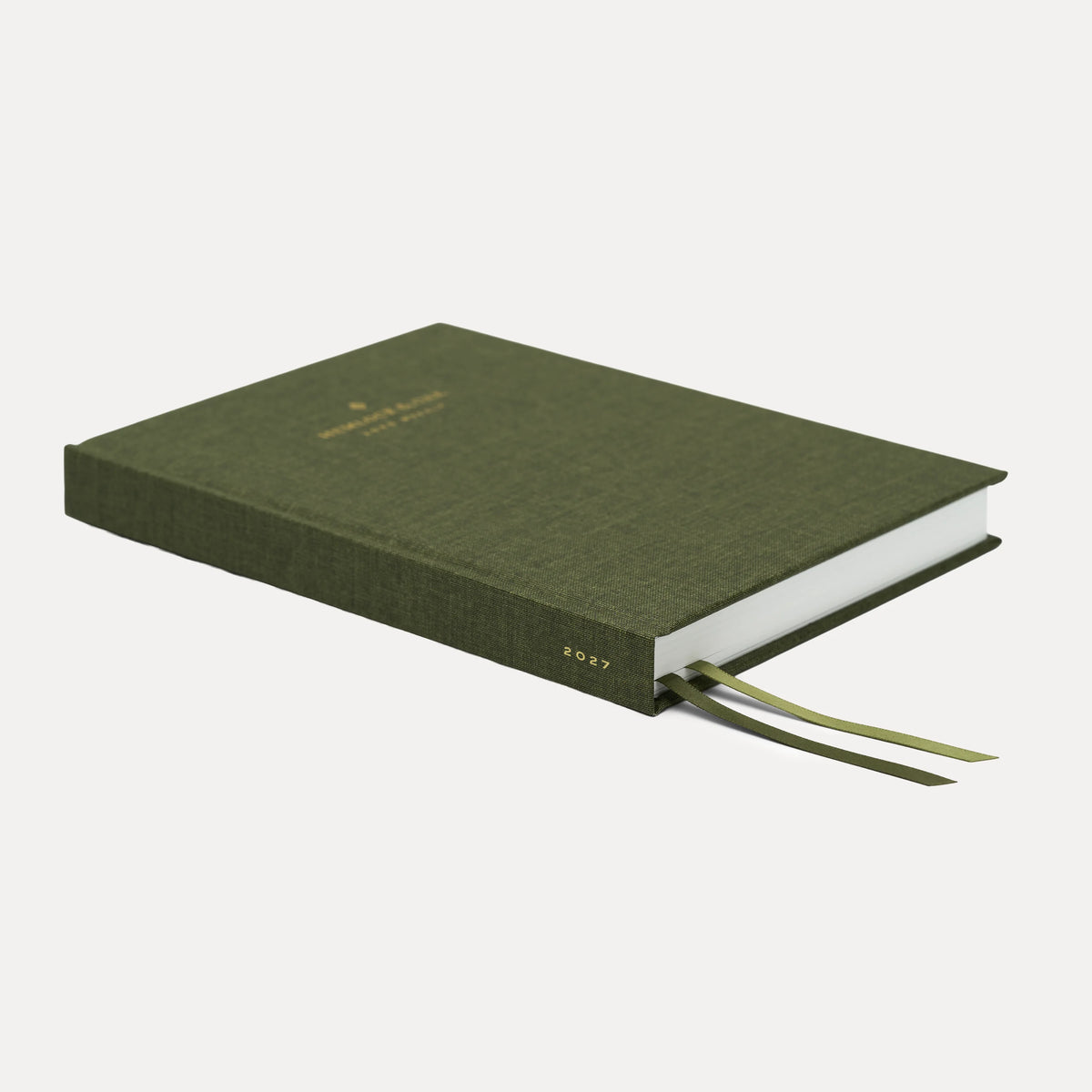 2027 Weekly Planner (Hardcover, Vertical, Heritage 120gsm) in Moss #color_moss