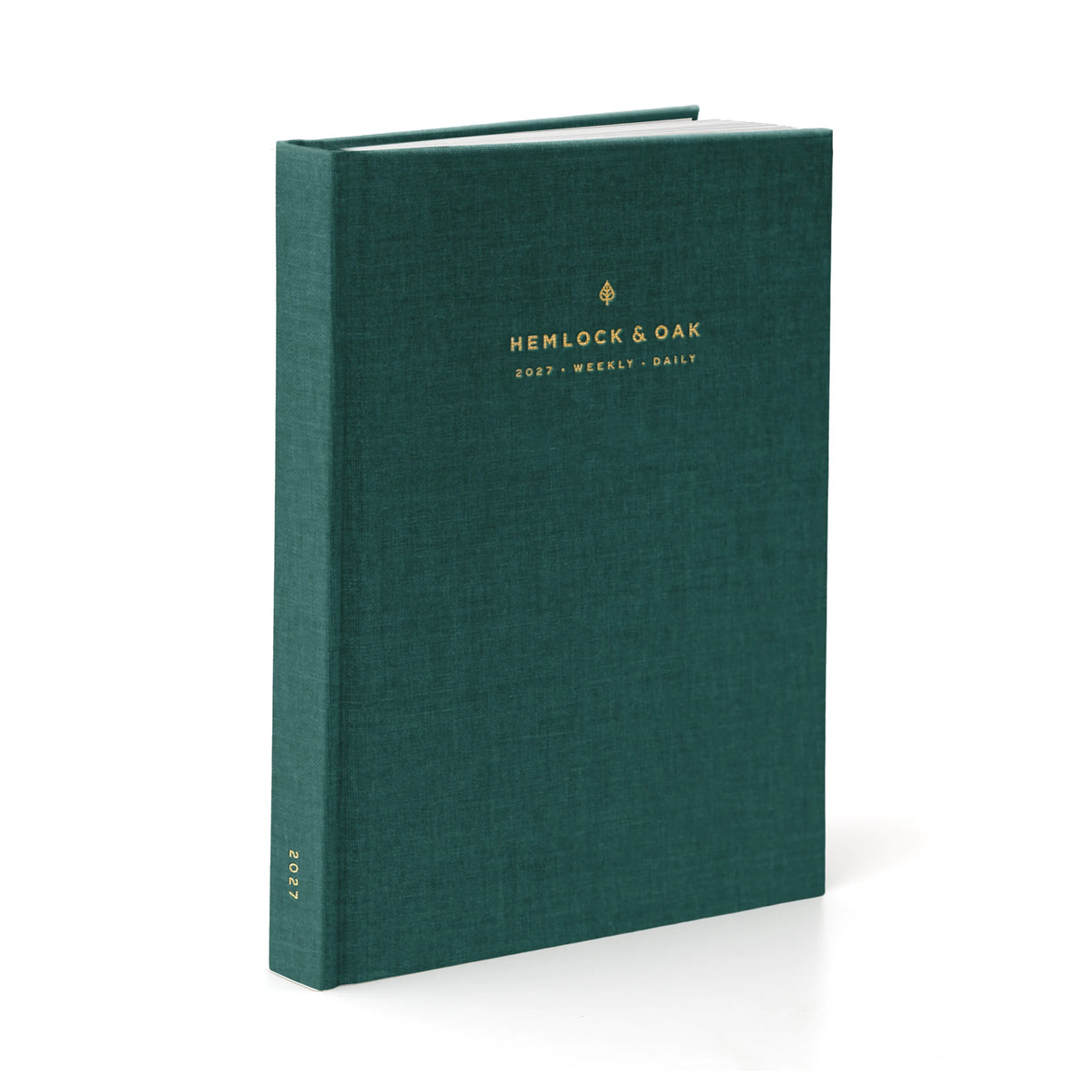 2027 Weekly & Daily Vertical Planner (Hardcover, 70gsm) in Enchanted Forest #color_enchanted forest