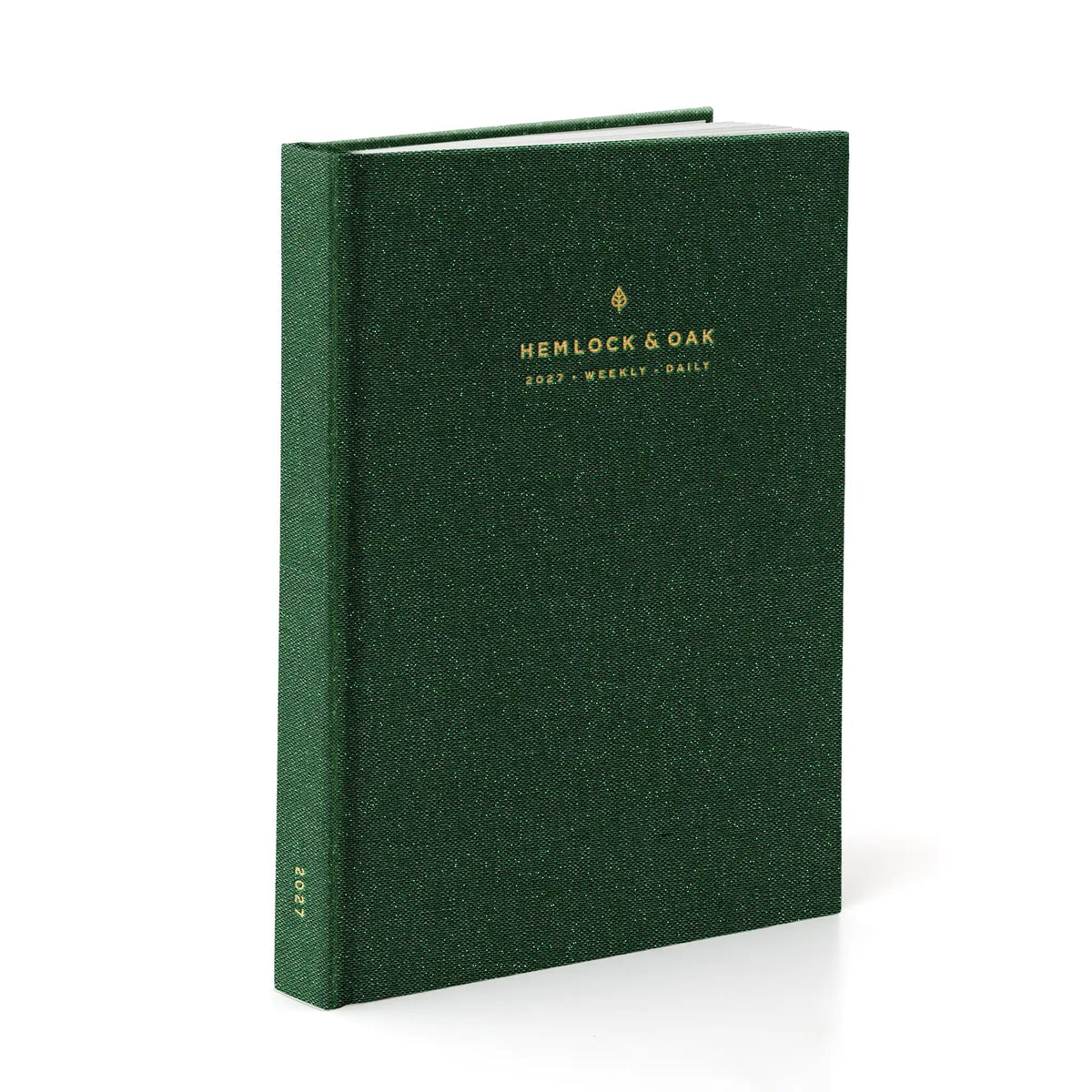 2027 Weekly & Daily Vertical Planner (Hardcover, 70gsm) in Mystic Forest #color_mystic forest