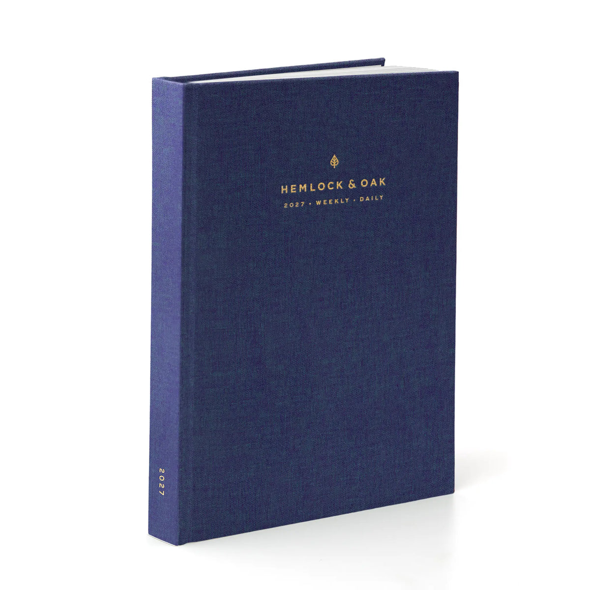 2027 Weekly & Daily Vertical Planner (Hardcover, 70gsm) in Wild Indigo #color_wild indigo