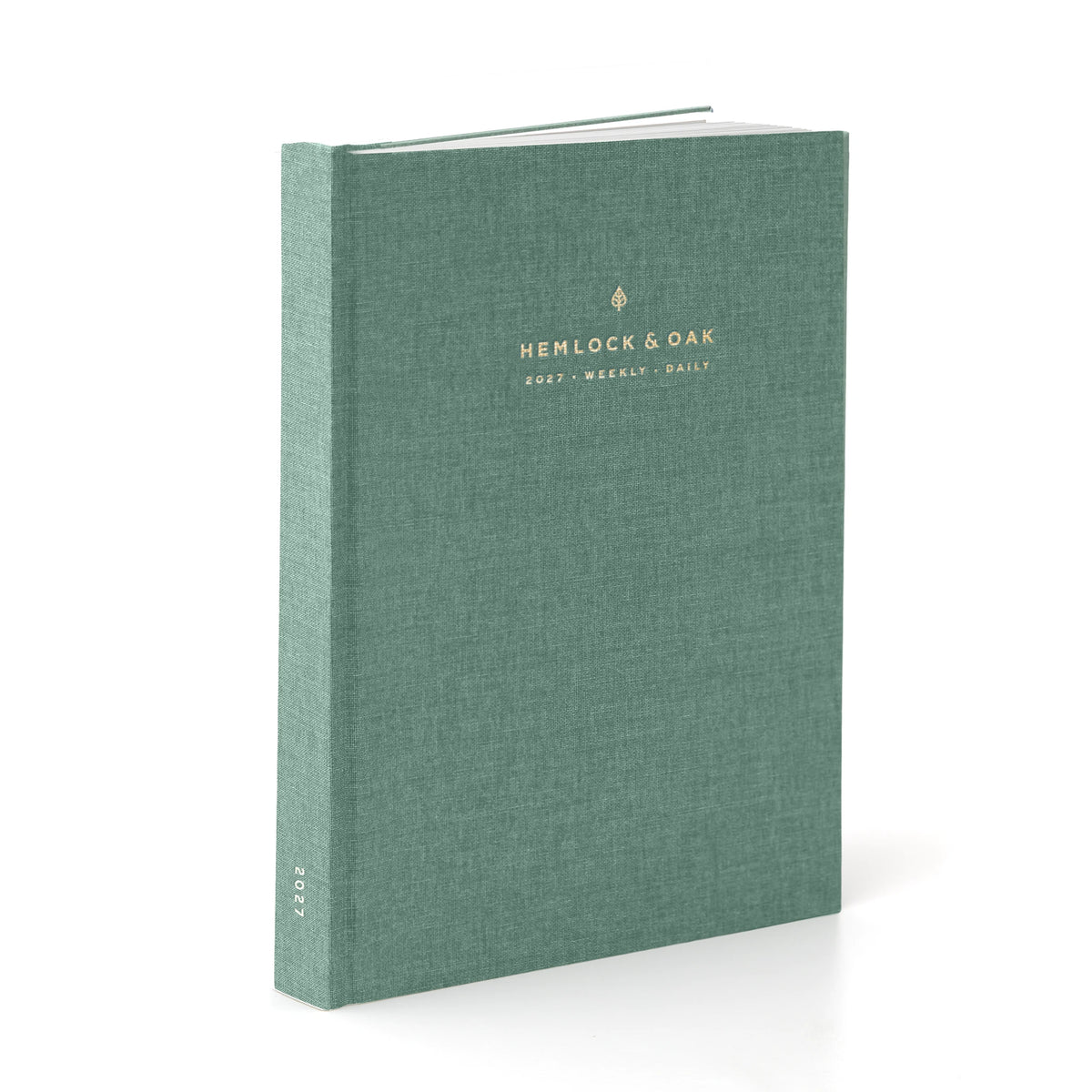 2027 Weekly & Daily Vertical Planner (Hardcover, 70gsm, A5+) in Moonflower #color_moonflower