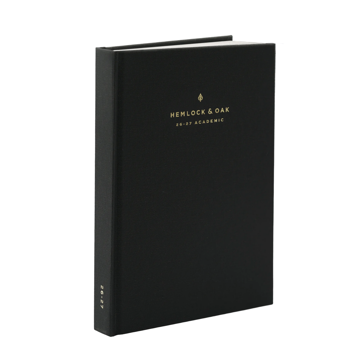 26-27 Academic Planner (Hardcover, A5, Archivist 70gsm) in Charbon #color_charbon
