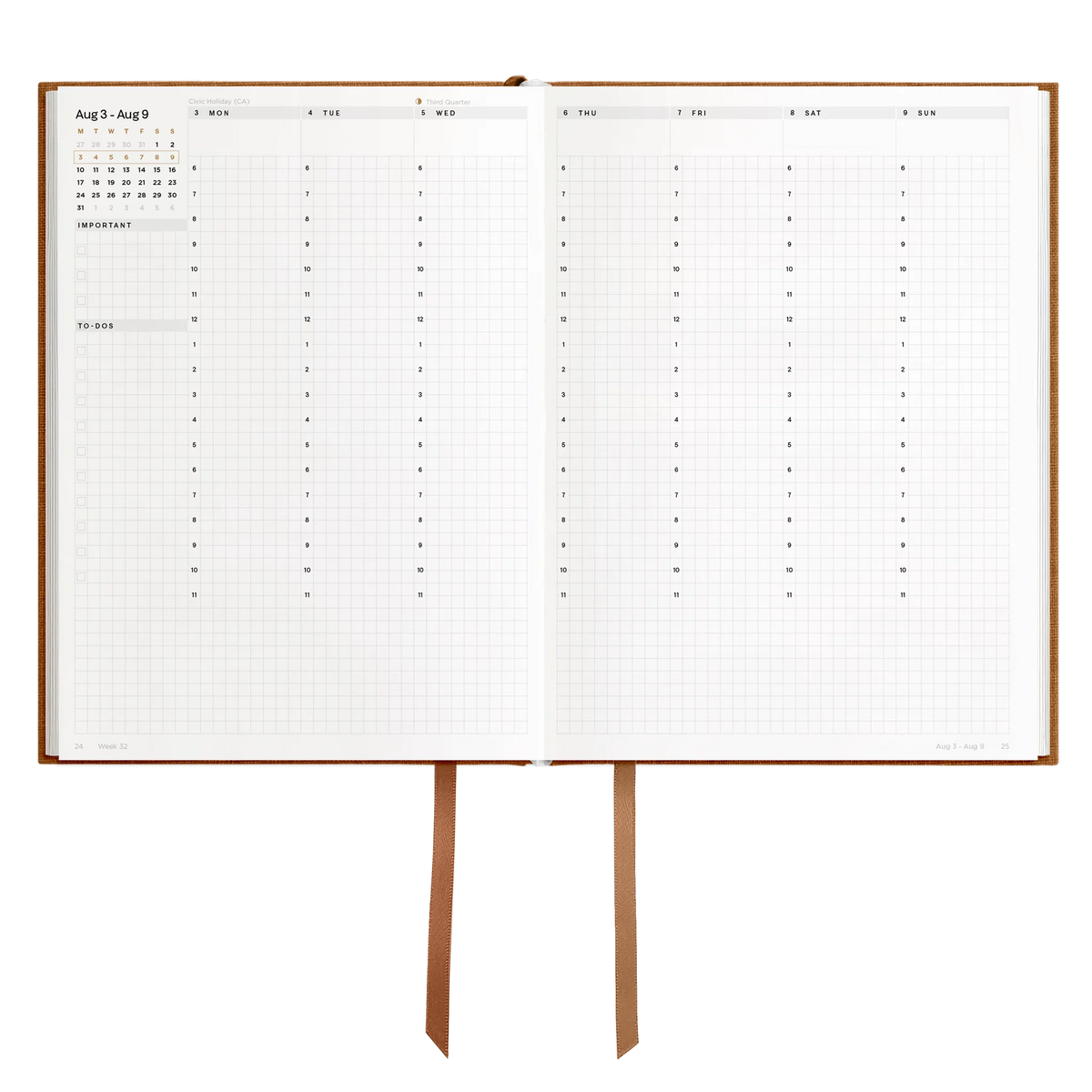 Hemlock & Oak dated planners in Autumnal #color_autumnal