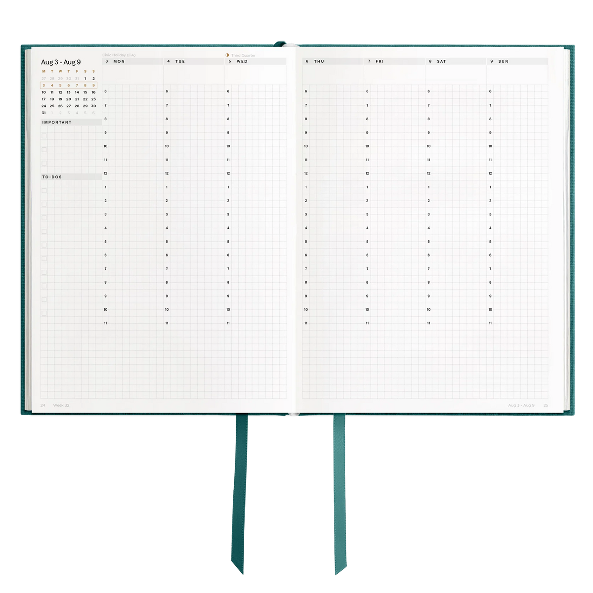 26-27 Academic Planner (Hardcover, A5, Archivist 70gsm) in Enchanted Forest #color_enchanted forest