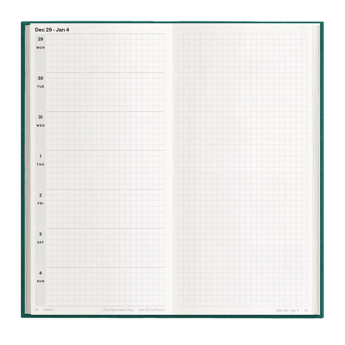 Hemlock & Oak dated planners in Enchanted Forest #color_enchanted forest