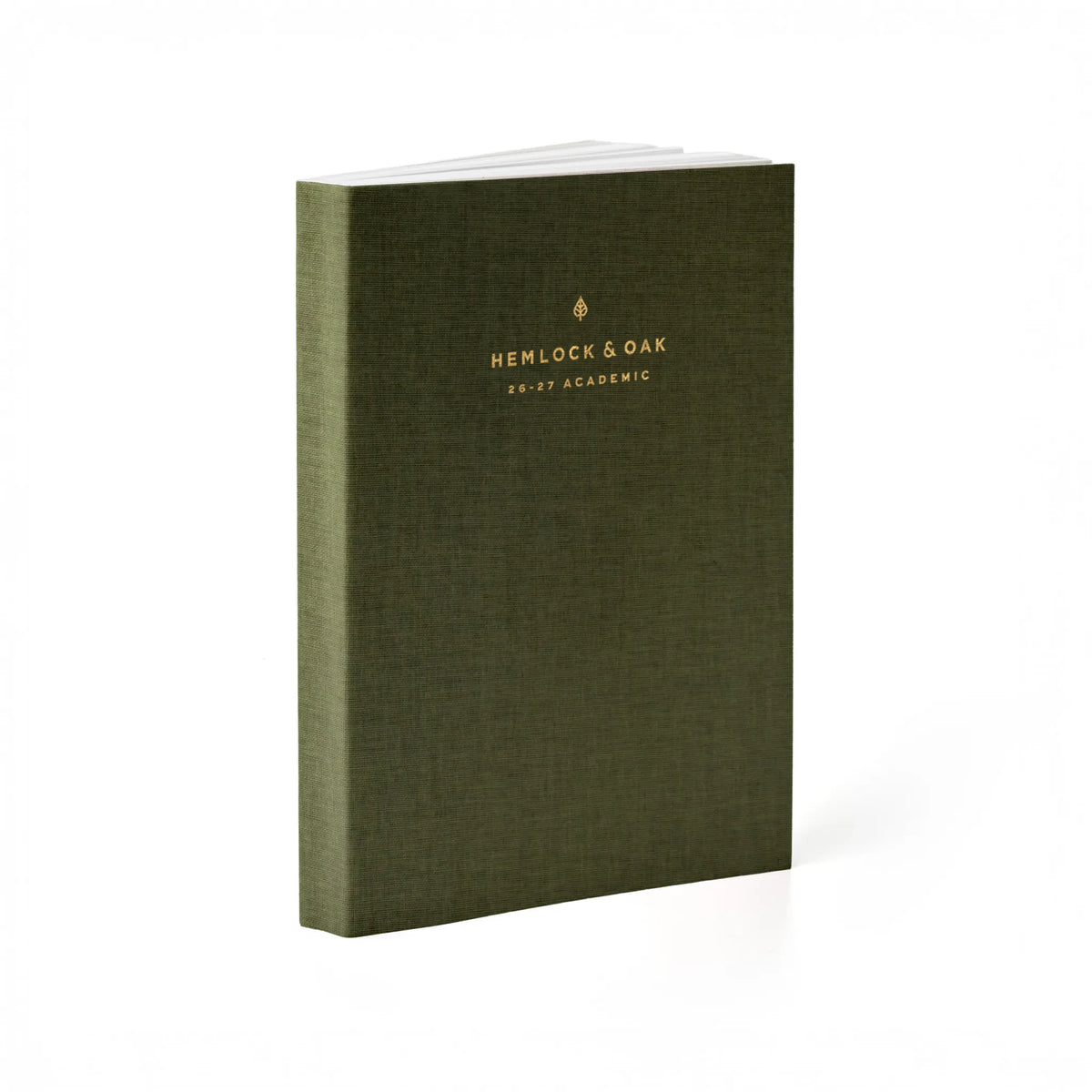 26-27 Academic Planner (Cloth Flex, A5, Archivist 70gsm) in Moss #color_moss
