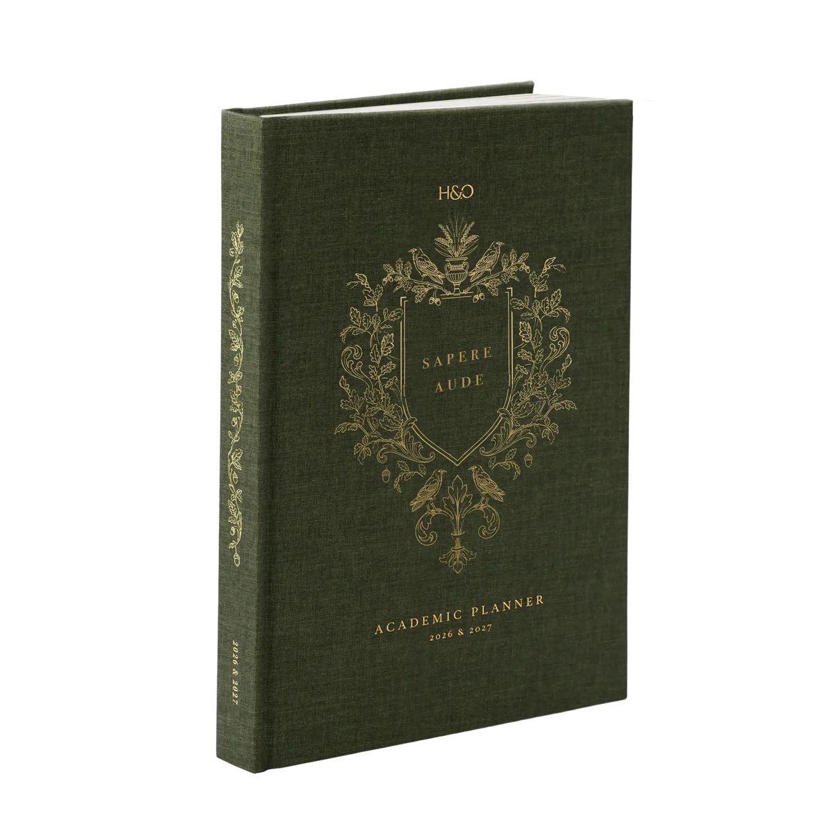 26-27 Academic Planner Special Edition (Hardcover, A5, Archivist 70gsm) in Moss #color_moss