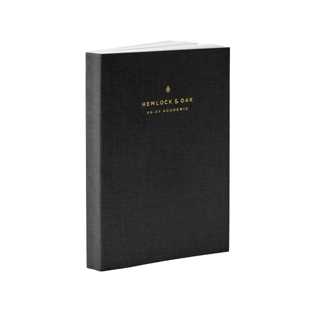 26-27 Academic Planner (Cloth Flex, A5, Archivist 70gsm) in Charbon #color_charbon