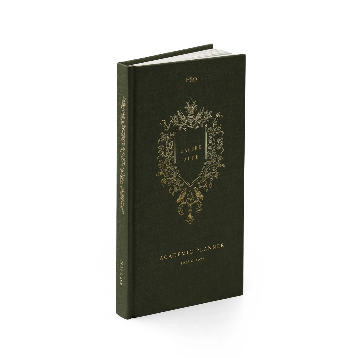26-27 Academic Planner Special Edition (Hardcover, Compact, Archivist 70gsm) in Moss #color_moss