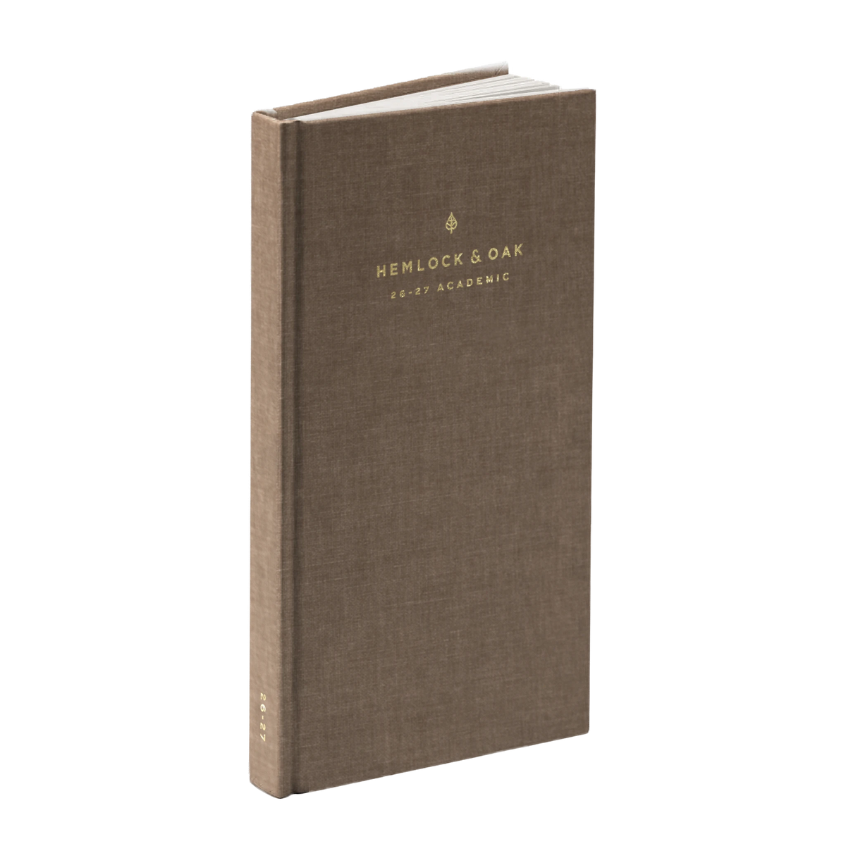 26-27 Academic Planner (Hardcover, Compact, Archivist 70gsm) in Fawn #color_fawn