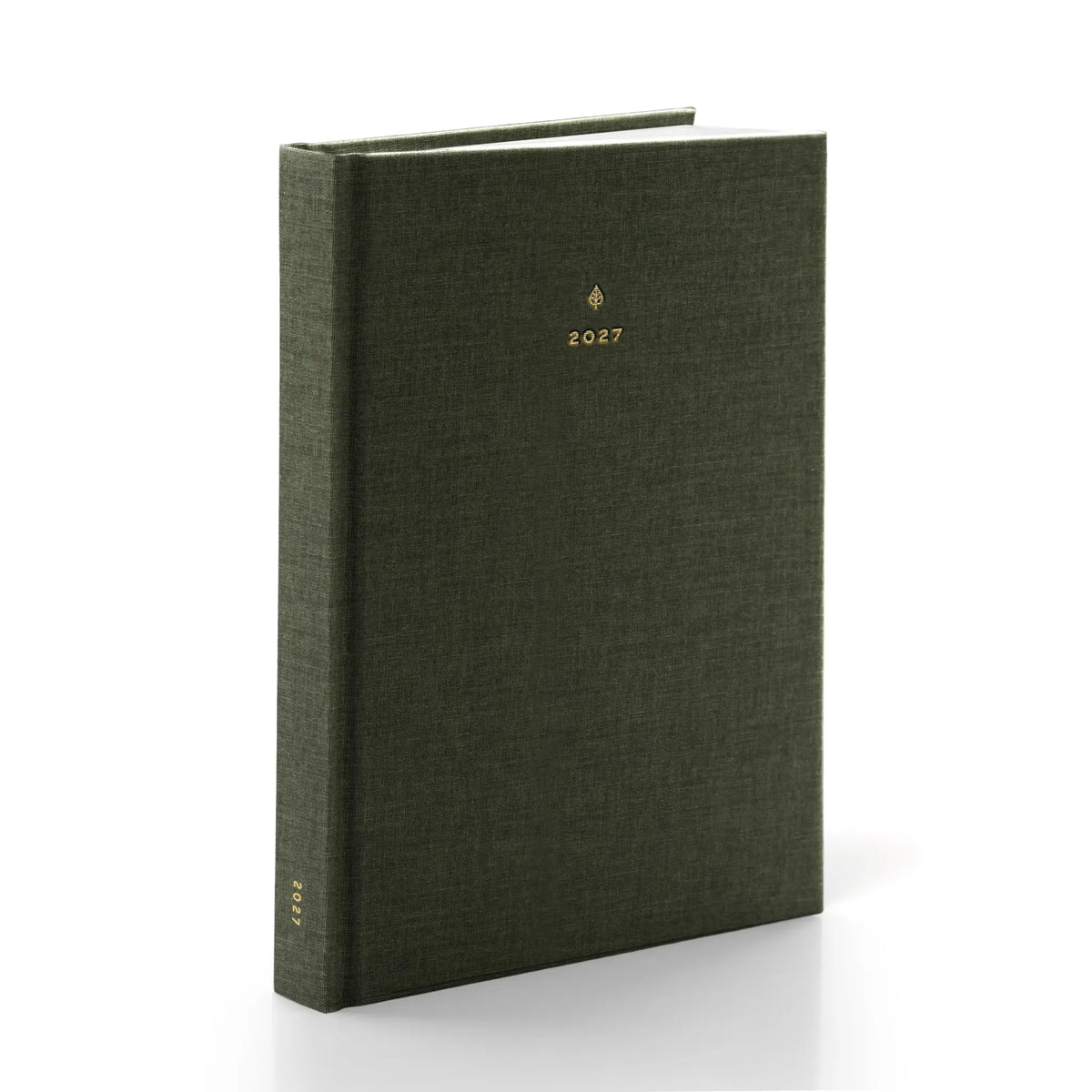 2027 B6 Weekly Minimalist Planner (Hardcover, Heritage 120gsm) in Moss - detail view #color_Moss