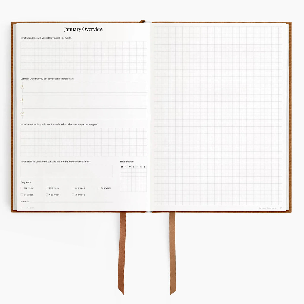 Hemlock & Oak dated planners in Autumnal #color_autumnal