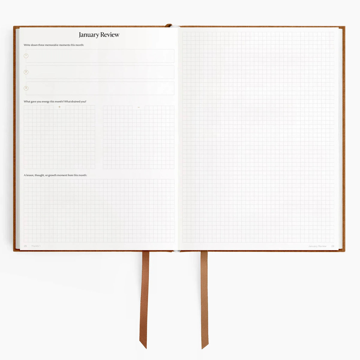 Hemlock & Oak dated planners in Autumnal #color_autumnal