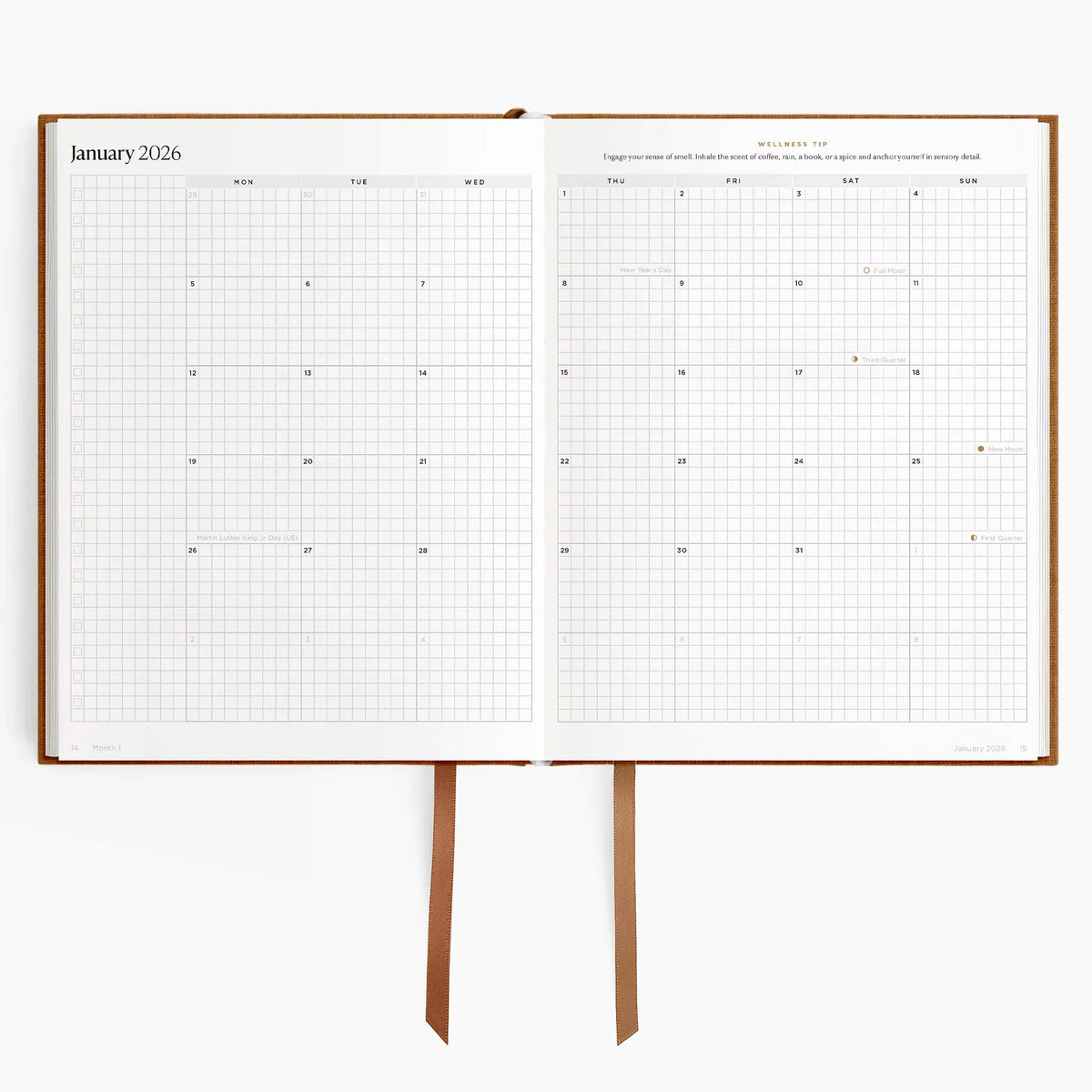 Hemlock & Oak dated planners in Autumnal #color_autumnal