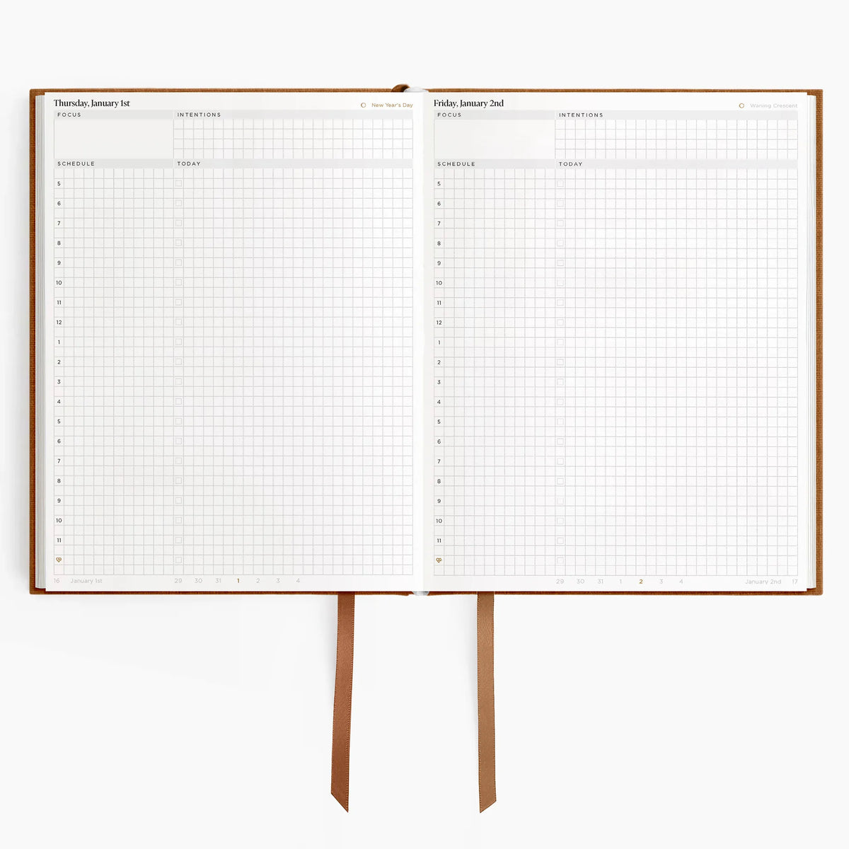 Hemlock & Oak dated planners in Autumnal #color_autumnal