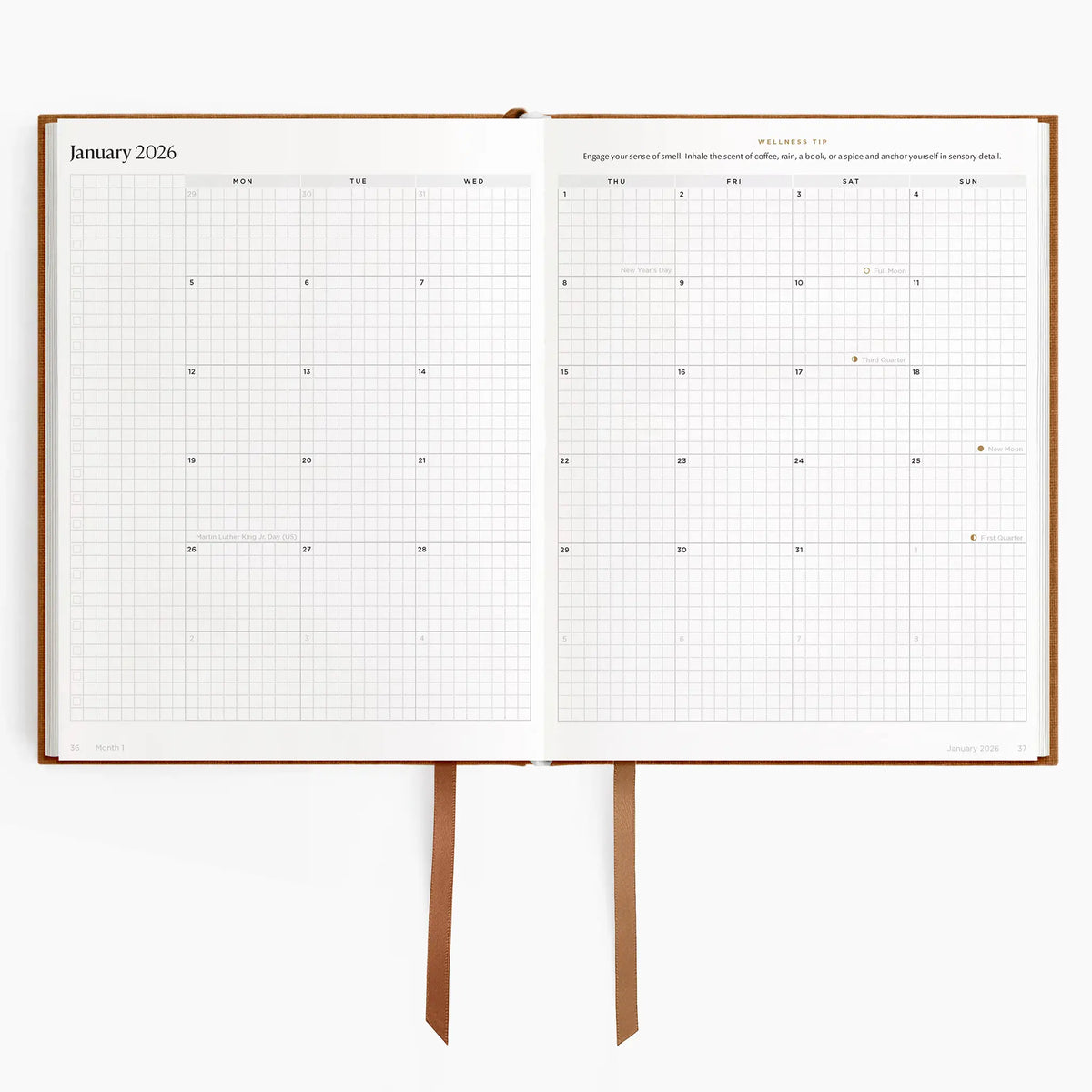 Hemlock & Oak dated planners in Autumnal #color_autumnal