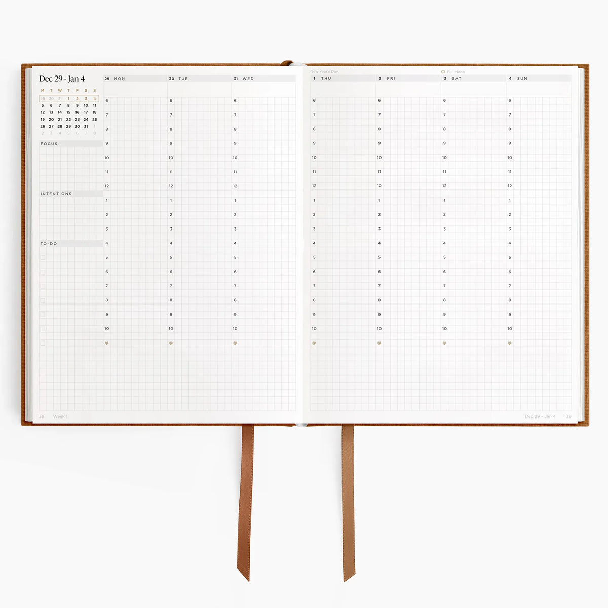 Hemlock & Oak dated planners in Autumnal #color_autumnal