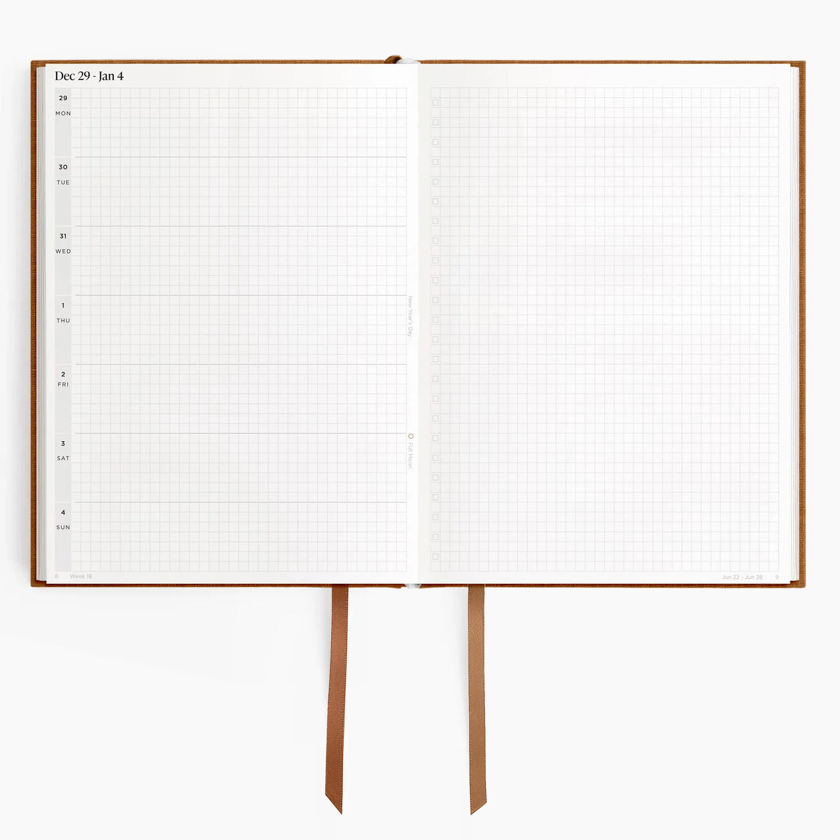 Hemlock & Oak dated planners in Autumnal #color_autumnal