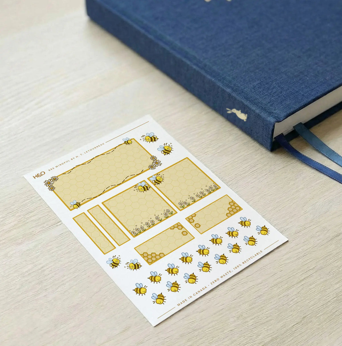Bee Mindful Stickers - Planner Stickers