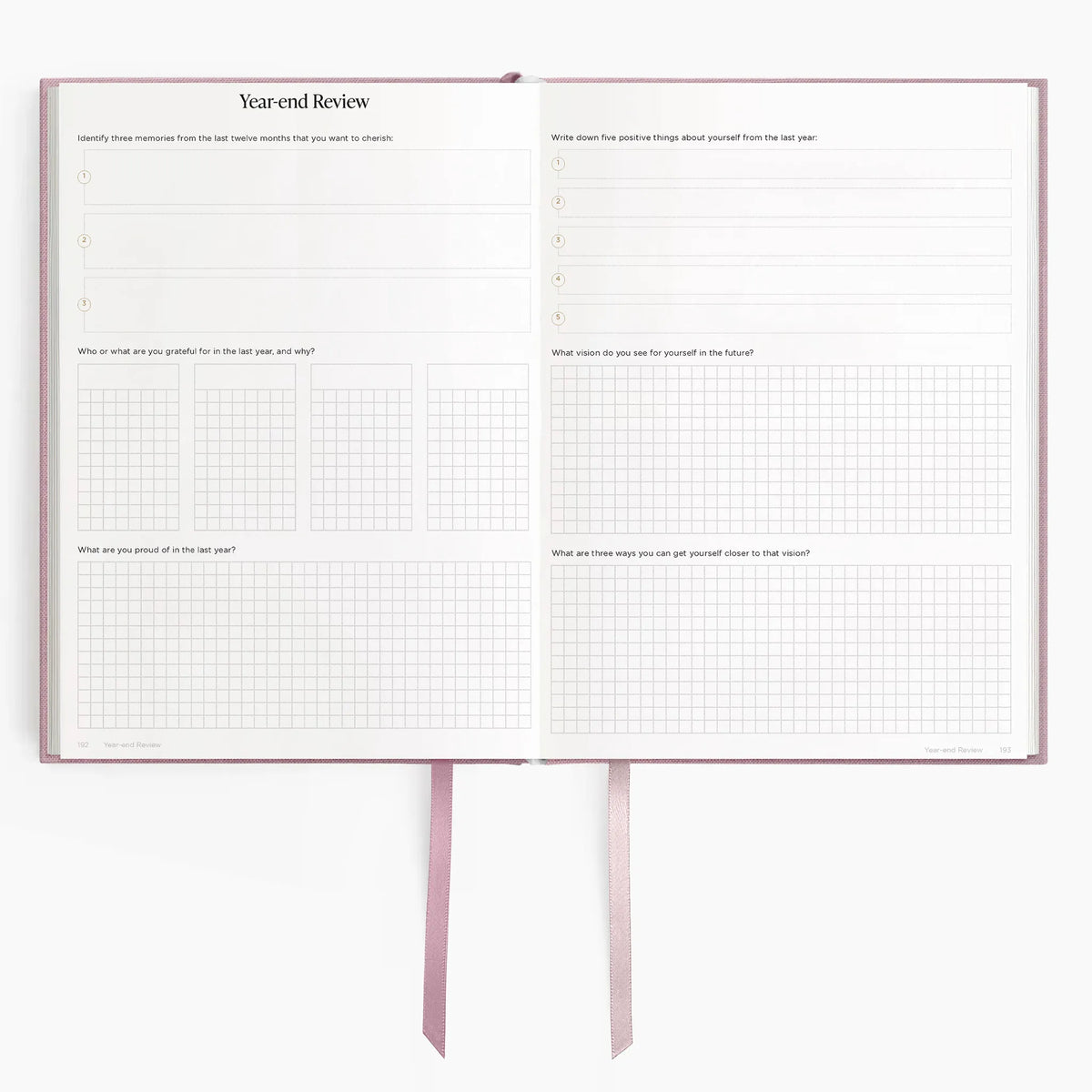Hemlock & Oak dated planners in Blossomfield #color_blossomfield