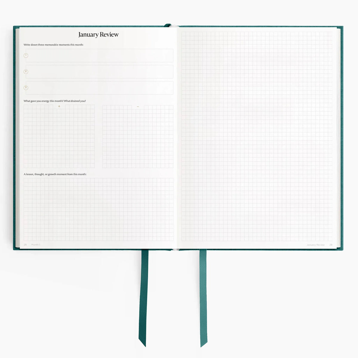 Hemlock & Oak dated planners in Enchanted Forest #color_enchanted forest