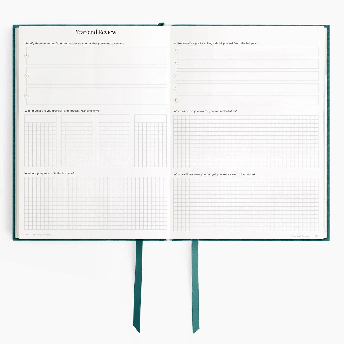 Hemlock & Oak dated planners in Enchanted Forest #color_enchanted forest