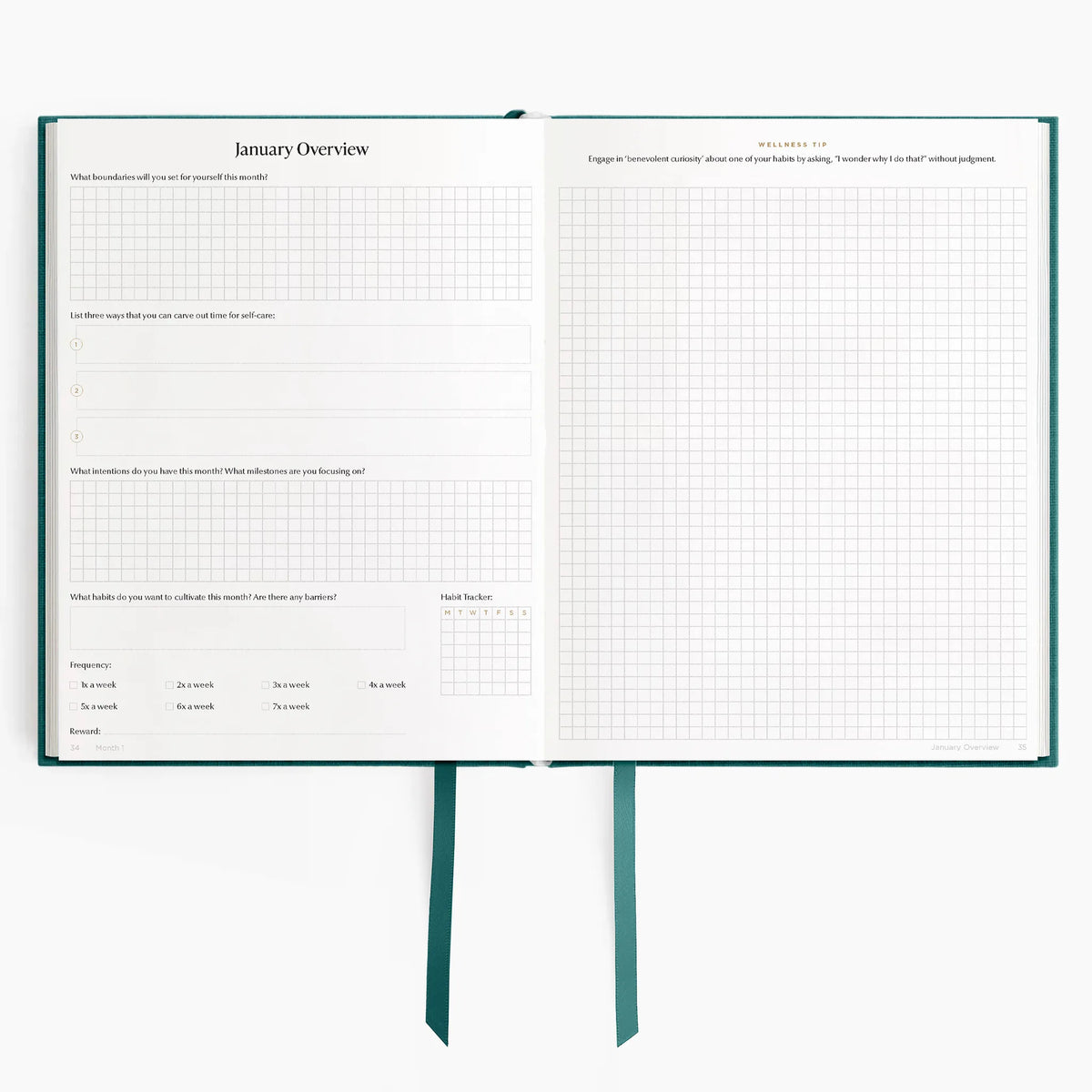 Hemlock & Oak dated planners in Enchanted Forest #color_enchanted forest
