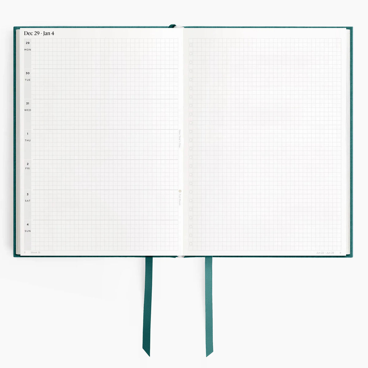 Hemlock & Oak dated planners in Enchanted Forest #color_enchanted forest