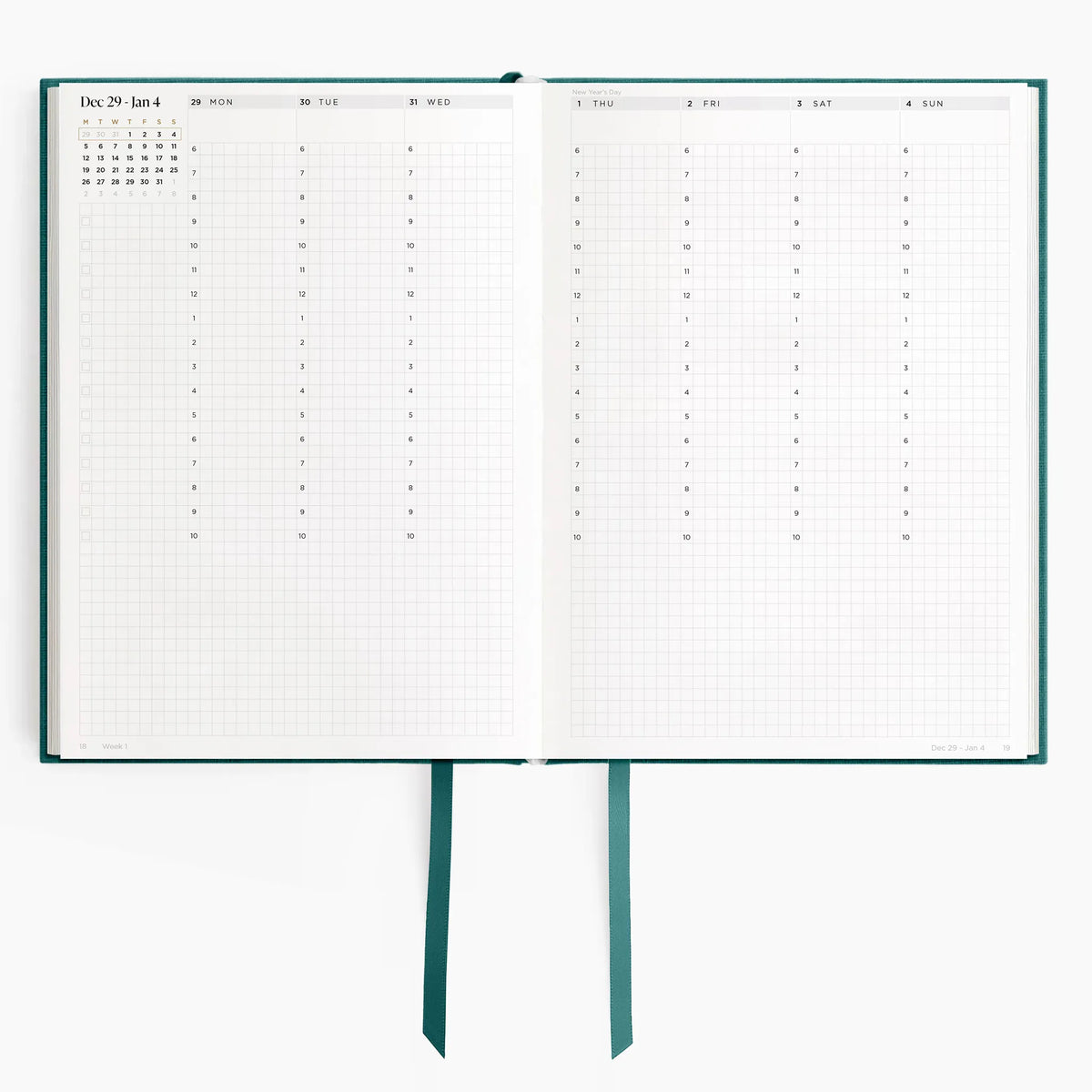 2026 B5 Minimalist Planner (Hardcover) in Enchanted Forest #color_enchanted forest