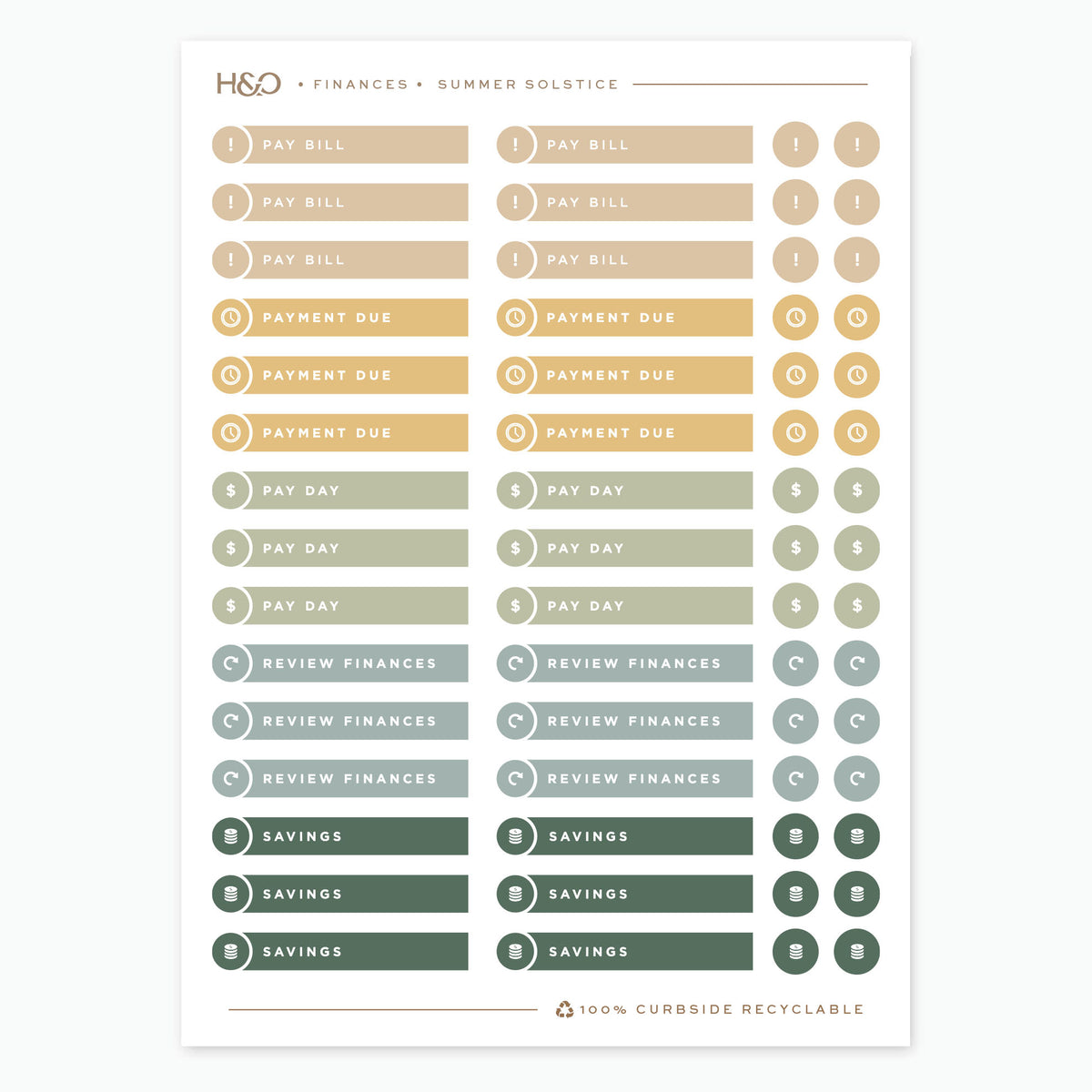 Finance Stickers in Summer Solstice #color_summer solstice