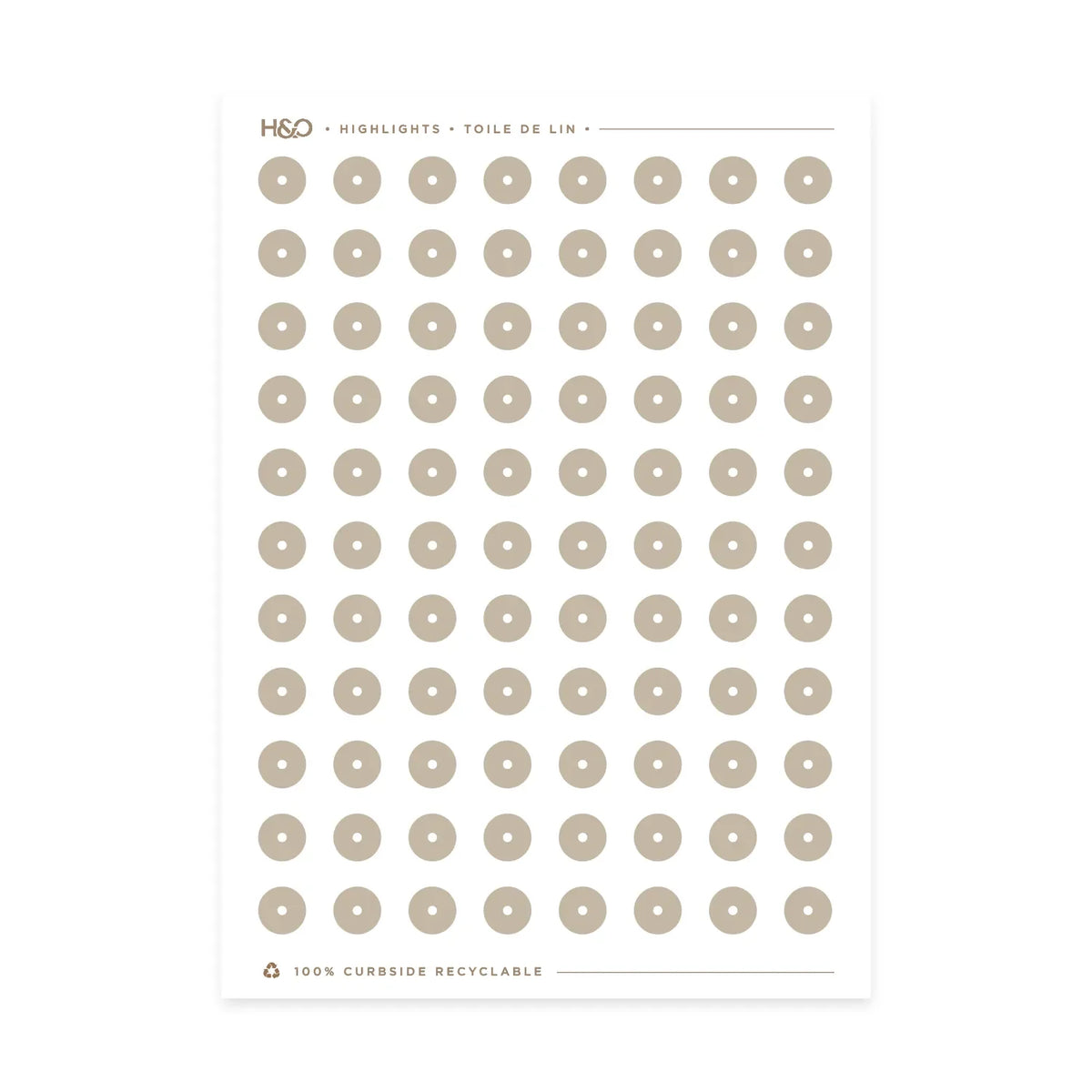 Highlights Stickers in Toile de Lin #color_toile de lin