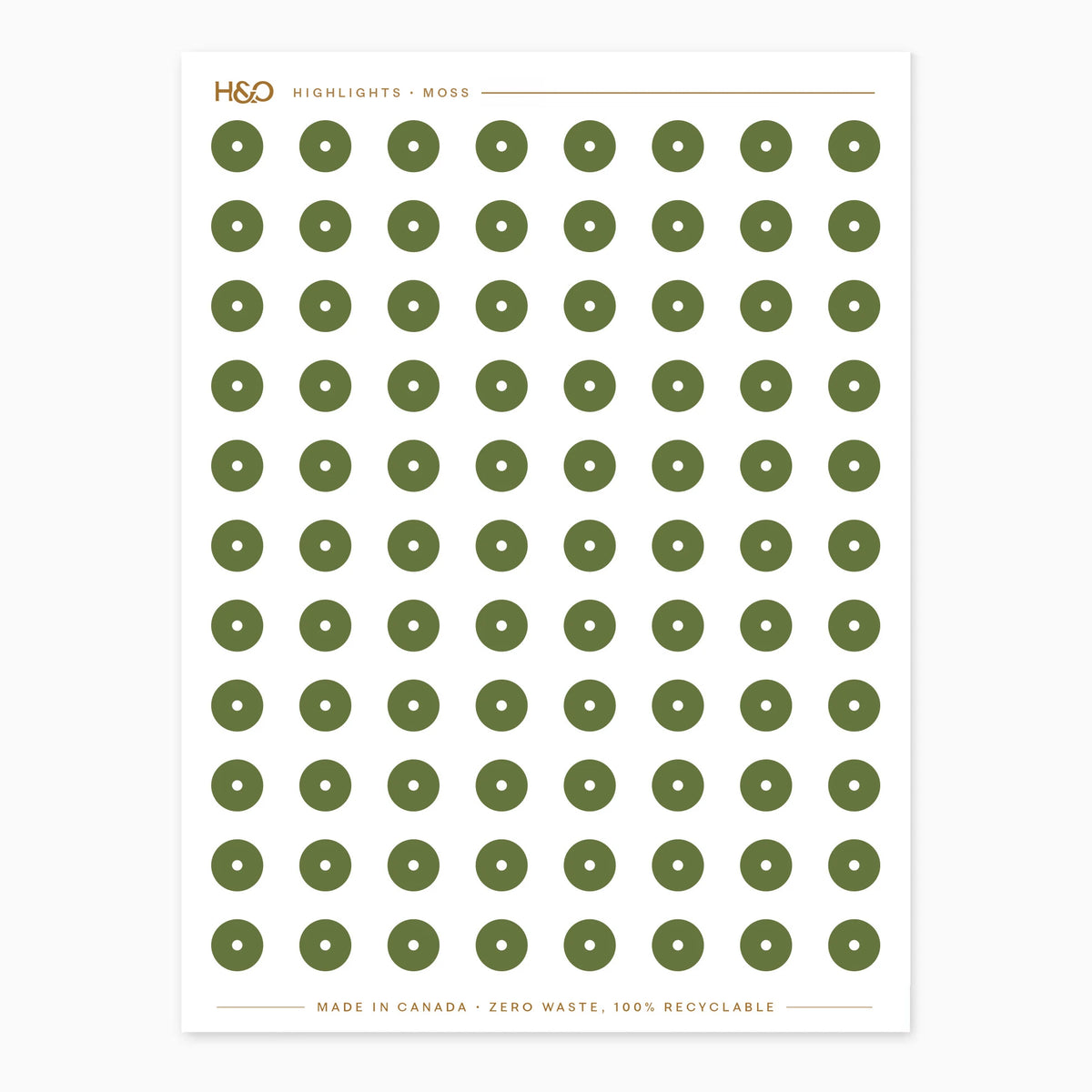 Highlights Stickers in Moss #color_moss