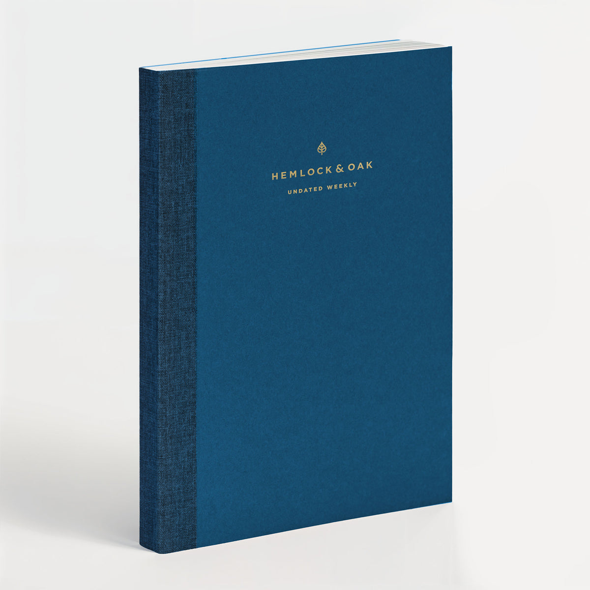 Undated Vertical Weekly Planner (12-Month, Paper Flex, 120gsm) in Riviere #color_riviere