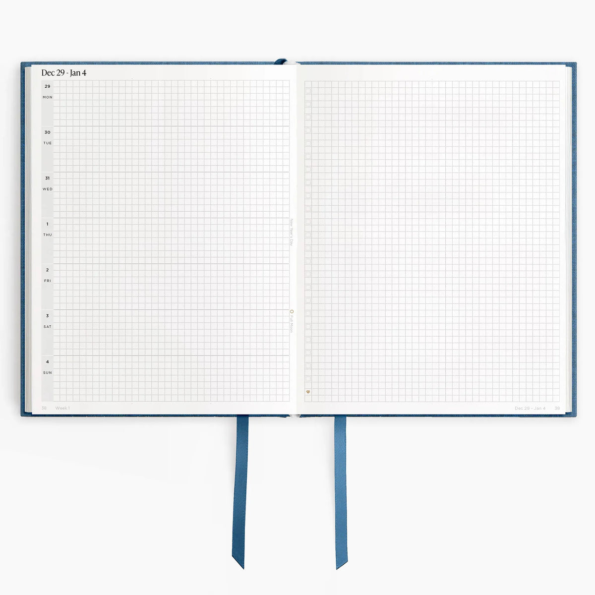 2026 Horizontal Planner (Hardcover) in Riviere #color_riviere