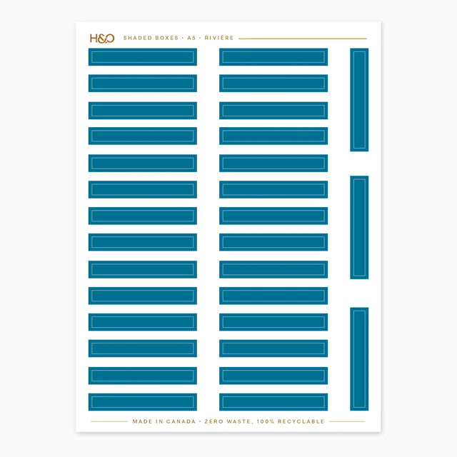 Shaded Box Stickers