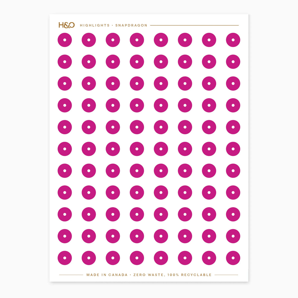 Highlights Stickers in Snapdragon #color_snapdragon