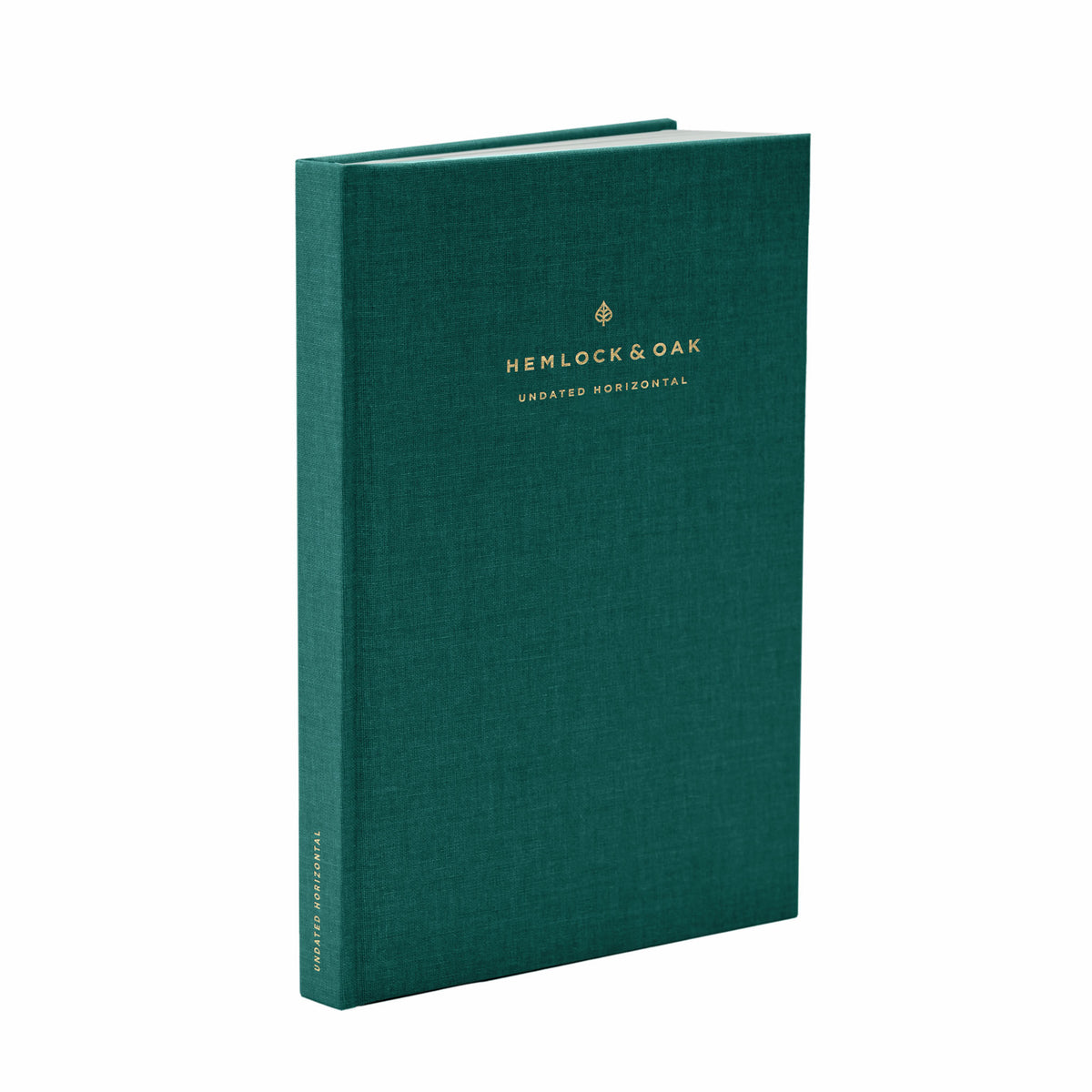 Undated Horizontal Weekly Planner (12-Month, Hardcover, 120gsm) in Enchanted Forest #color_enchanted forest